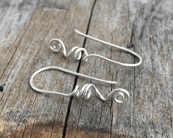 Sterling Silver Artisan Ear Wire