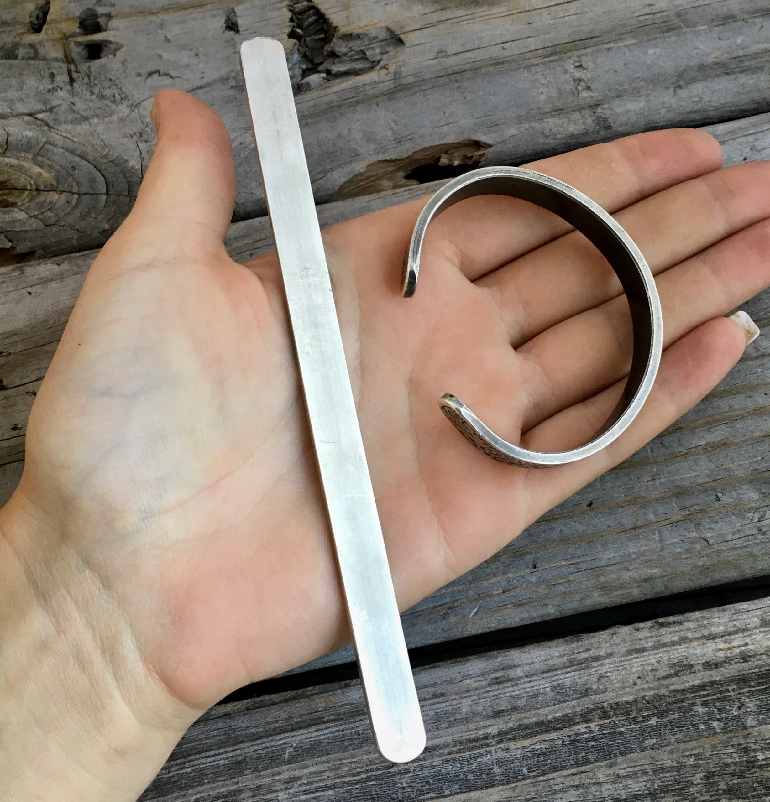 Sterling Silver Bracelet Blank 10 gauge