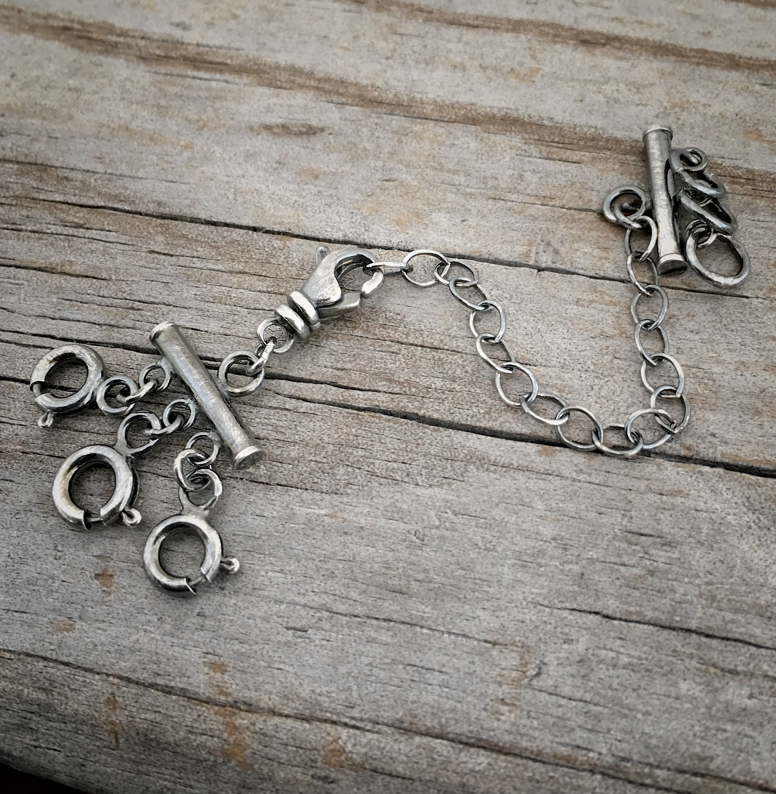 Sterling Silver Multi Necklace Clasp