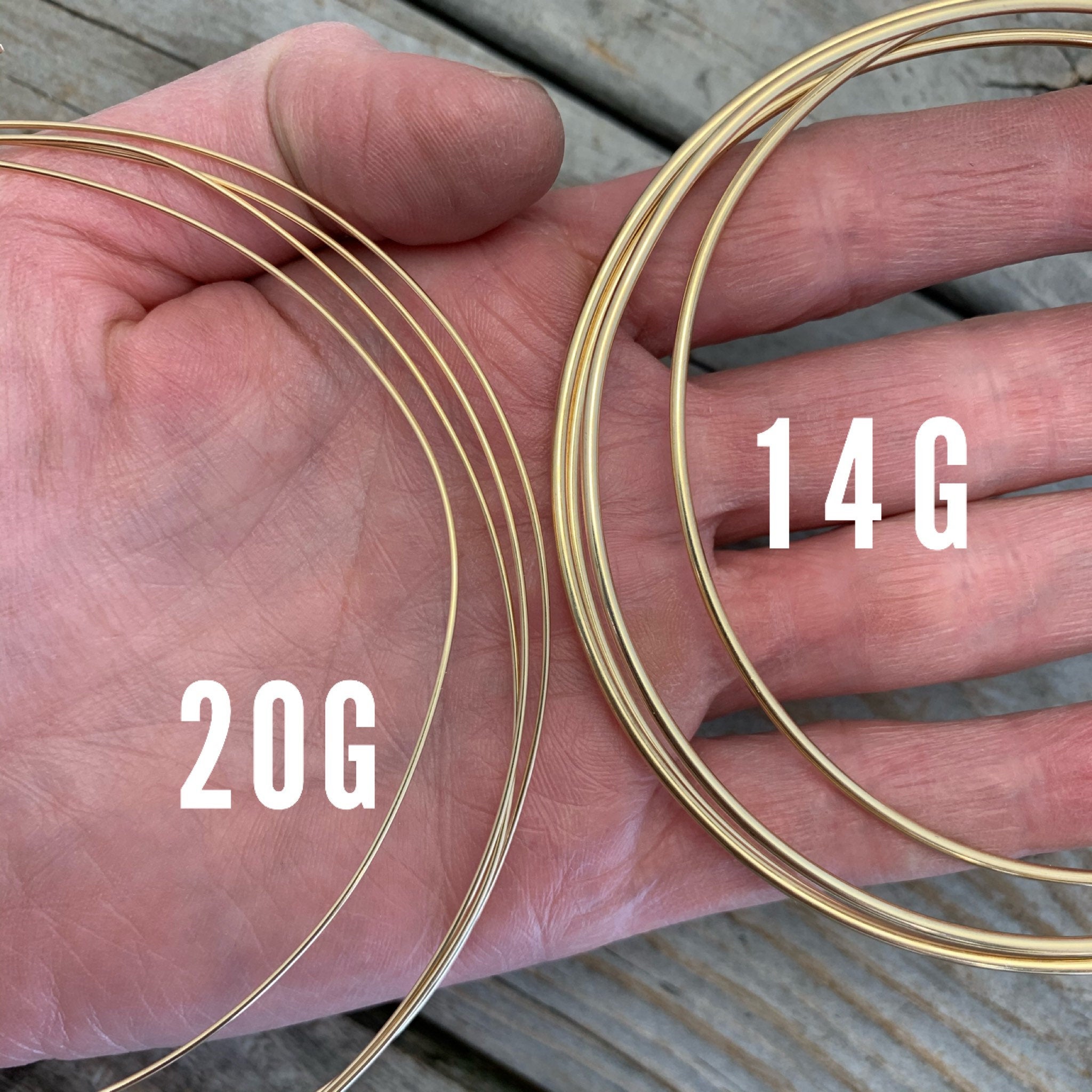 18 Gauge Half Round Dead Soft 14/20 Gold Filled Wire: Wire Jewelry, Wire  Wrap Tutorials